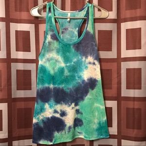 NWOT WALLFLOWER TIEDYE RACERBACK TANK